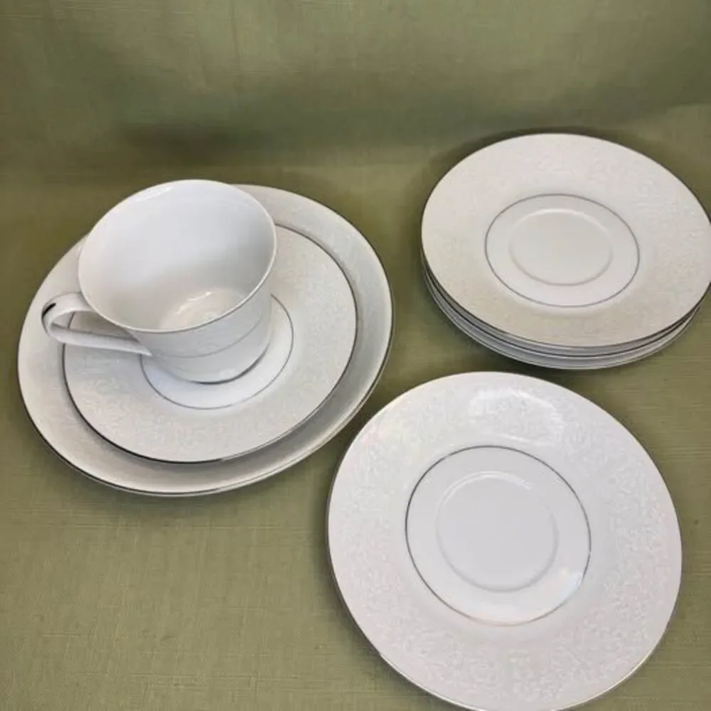 Montgomery ward style house fine china plates and tea cup